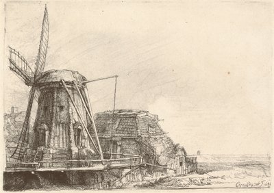 Vindmøllen af Rembrandt van Rijn