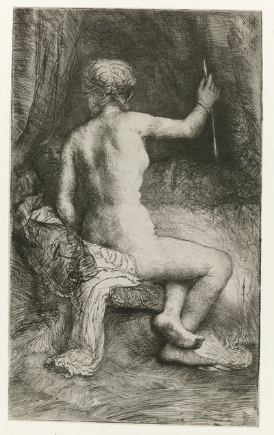 Kvinden med pilen Kvinde med pilen af Rembrandt van Rijn