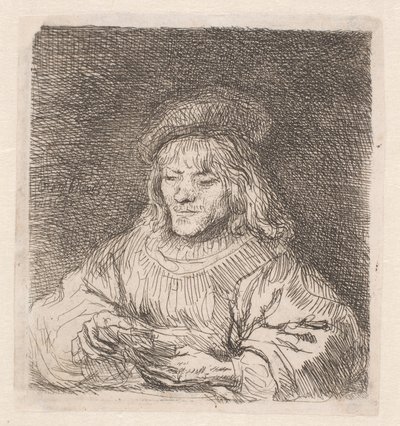Kortspilleren af Rembrandt van Rijn