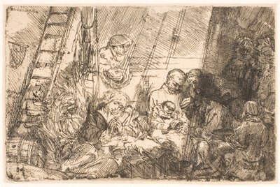 Omskæringen (i stallen) af Rembrandt van Rijn