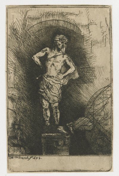 Billedet set af Nebukadnezar af Rembrandt van Rijn