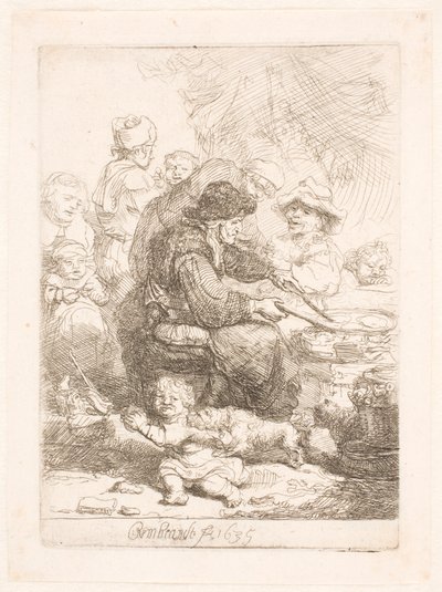 Pandekagekvinden af Rembrandt van Rijn