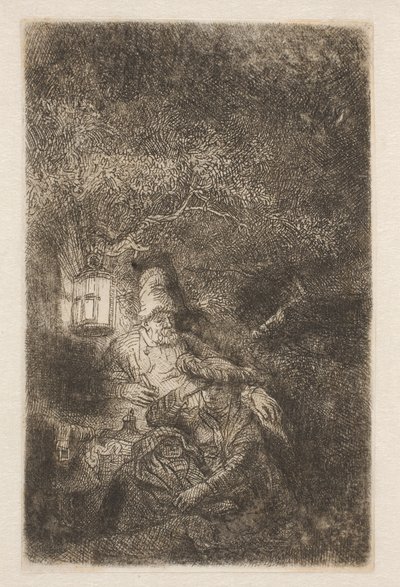 Resten af flyveturen: et natstykke af Rembrandt van Rijn