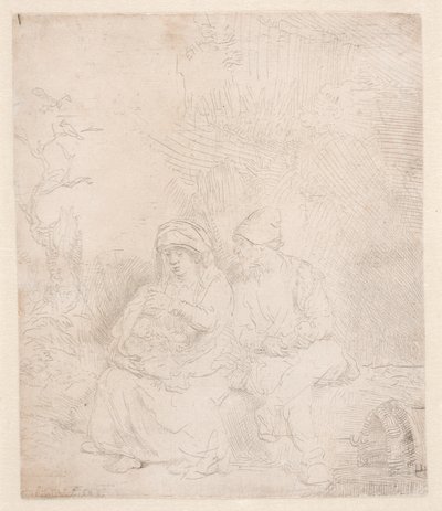 Resten af flyveturen: let præget af Rembrandt van Rijn