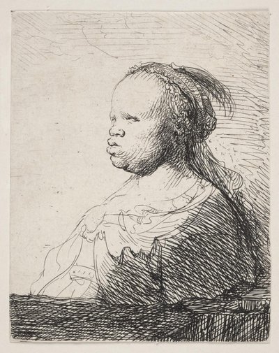 Den hvide sorte af Rembrandt van Rijn