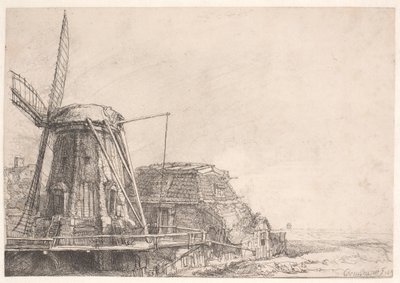 Vindmøllen af Rembrandt van Rijn