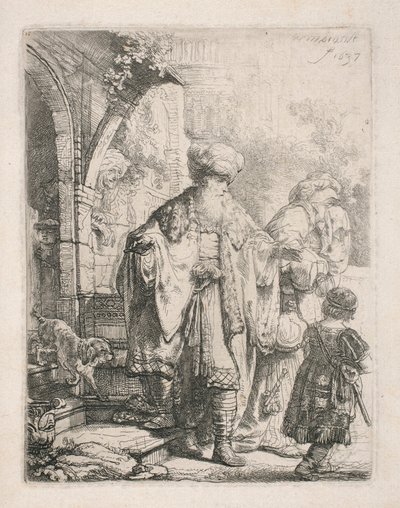 Hagars forvisning af Rembrandt van Rijn