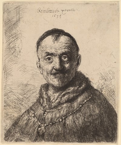 Det første orientalske hoved af Rembrandt van Rijn and Studio of Rembrandt