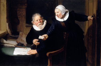 Skibsbyggeren og hans kone af Rembrandt van Rijn
