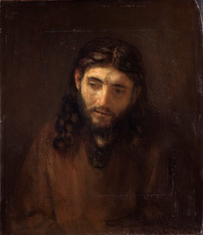 Kristi hoved af Rembrandt van Rijn
