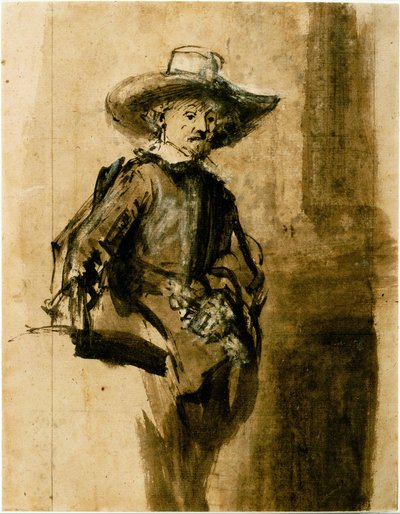 Undersøgelse for en af syndikerne, Volkert Jansz. af Rembrandt van Rijn
