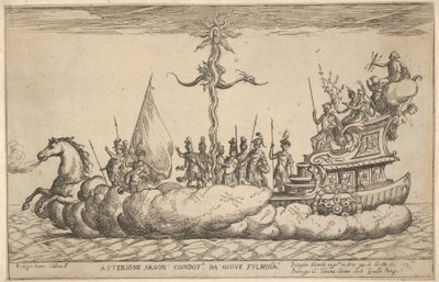Asterion, fra serien Argonauternes fartøjer til bryllupsfejringen af Cosimo..., 1608. af Remigio Cantagallina