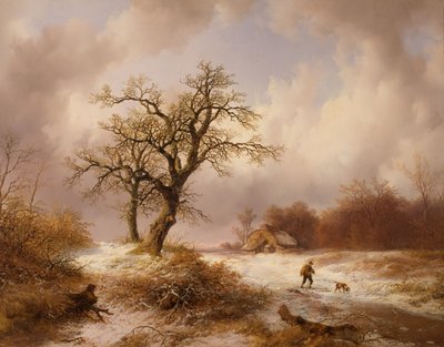 vinterlandskab af Remigius Adrianus van Haanen