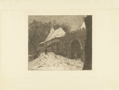 Bybillede med Koppelpoort i Amersfoort af Remmert Dekker