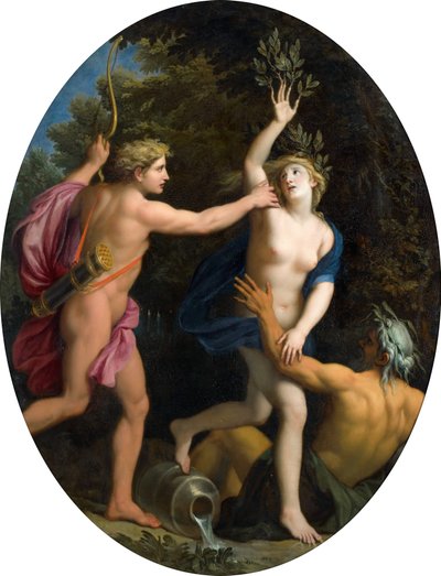 Apollo og Daphne af René Antoine Houasse