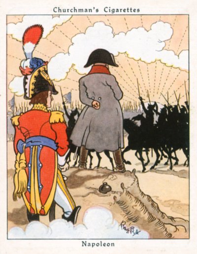 Napoleon (farvelitografi) af René Bull