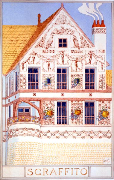 Sgraffito, illustration fra 