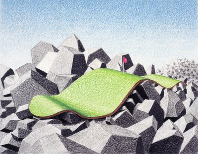 På klipperne af Rene Boin