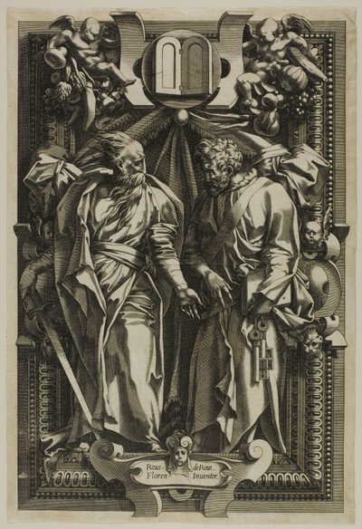 Sankt Paul og Sankt Peter af Rene Boyvin