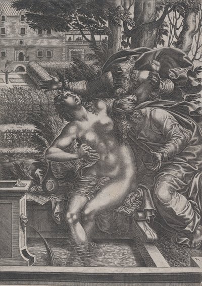 Susanna og de ældste. af Rene Boyvin