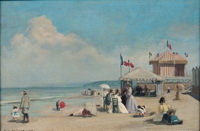 Stranden ved Cabourg af René François Xavier Prinet