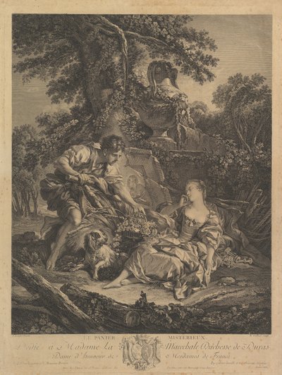 Le Panier Misterieux Den mystiske kurv, 1700-tallet. af Rene Gaillard