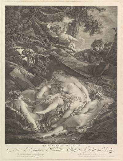 De sovende bacchanter De sovende bacchanter, 1700-tallet. af Rene Gaillard
