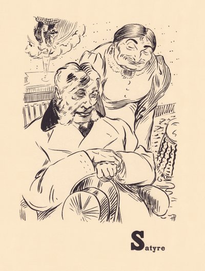 S som Satyr af Rene George Hermann Paul