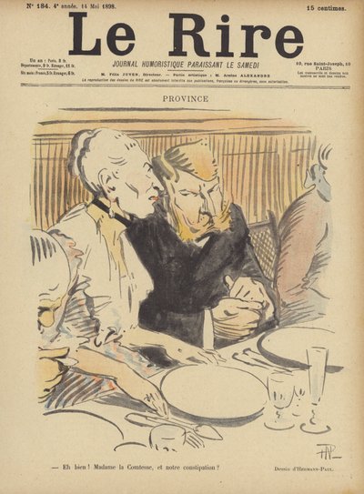 Illustration til Le Rire af Rene George Hermann Paul