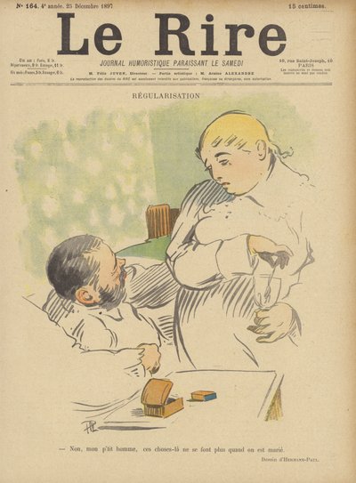 Illustration til Le Rire af Rene George Hermann Paul