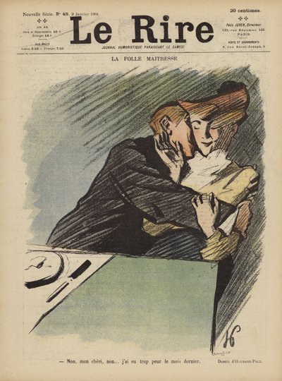 Illustration til Le Rire af Rene George Hermann Paul