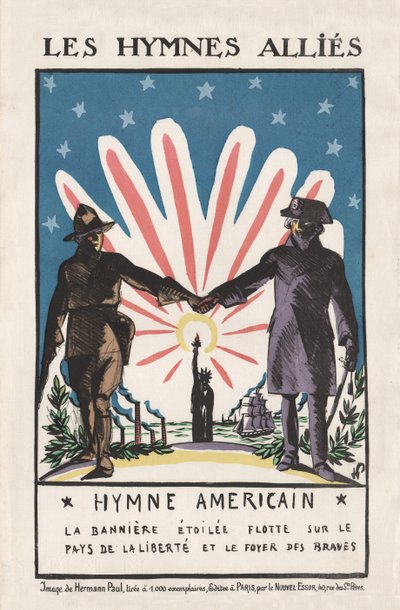 De allierede hymner, 1917 af Rene George Hermann Paul