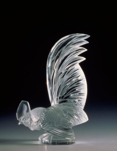Coq Nain (lille bantam) kølerhætte af Rene Jules Lalique