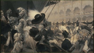 Karrusel på Grand-Palais af Rene Lelong