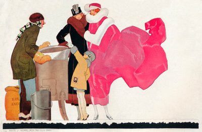 Plakatdesign Au Bon Marche, c1923 af Rene Vincent