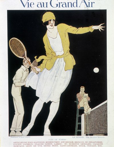 Suzanne Lenglen af Rene Vincent