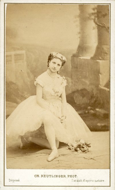 Angelina Fioretti, italiensk ballerina fra Paris Opera (s/h foto) af Reutlinger Studio (after)