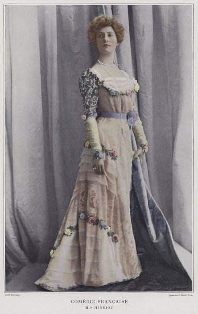 Henriette Henriot, fransk skuespillerinde (farvet foto) af Reutlinger Studio