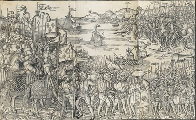 Illustration fra Rejsen til det hellige land af Bernhard von Breidenb af Reuwich