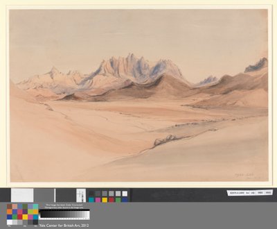 Djebel Serbal, Sinai af Rev. Edward Thomas Daniell