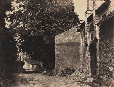 Porten til Borwick Hall, Lancashire, 1855. af Rev. John Richardson Major