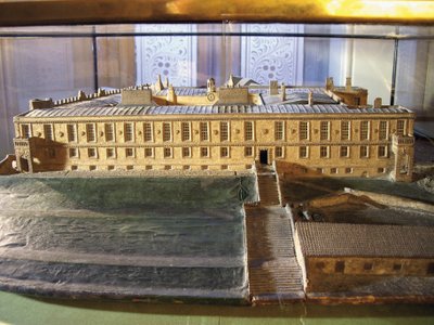 Model af Charles II-slottet, 1799 af Revd. William Mounsey