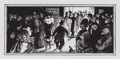 Første nætter (litho) af Rex (after) Whistler