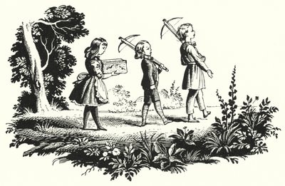 HC Andersen: Lille Idas blomster (litho) af Rex (after) Whistler
