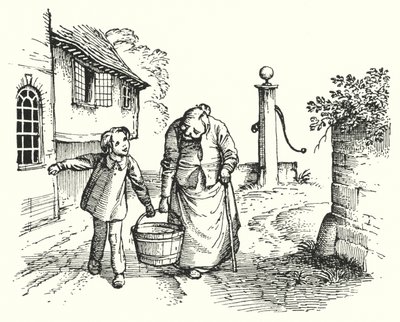 HC Andersen: Lille Tuk (litho) af Rex (after) Whistler