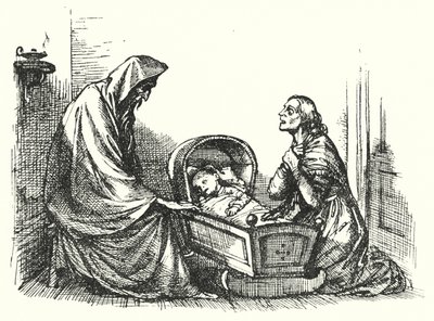 HC Andersen: Historien om en mor (litho) af Rex (after) Whistler