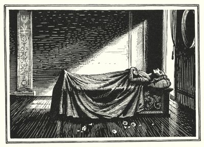 HC Andersen: Lykkens Galoscher (litho) af Rex (after) Whistler