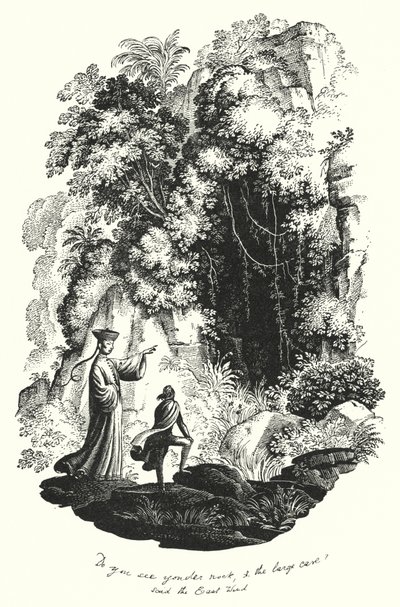 HC Andersen: Paradisets Have (litho) af Rex (after) Whistler