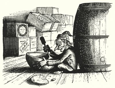 HC Andersen: The Goblin And The Huckster (litho) af Rex (after) Whistler