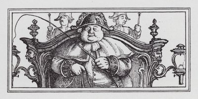 Overborgmesterens show (litho) af Rex (after) Whistler